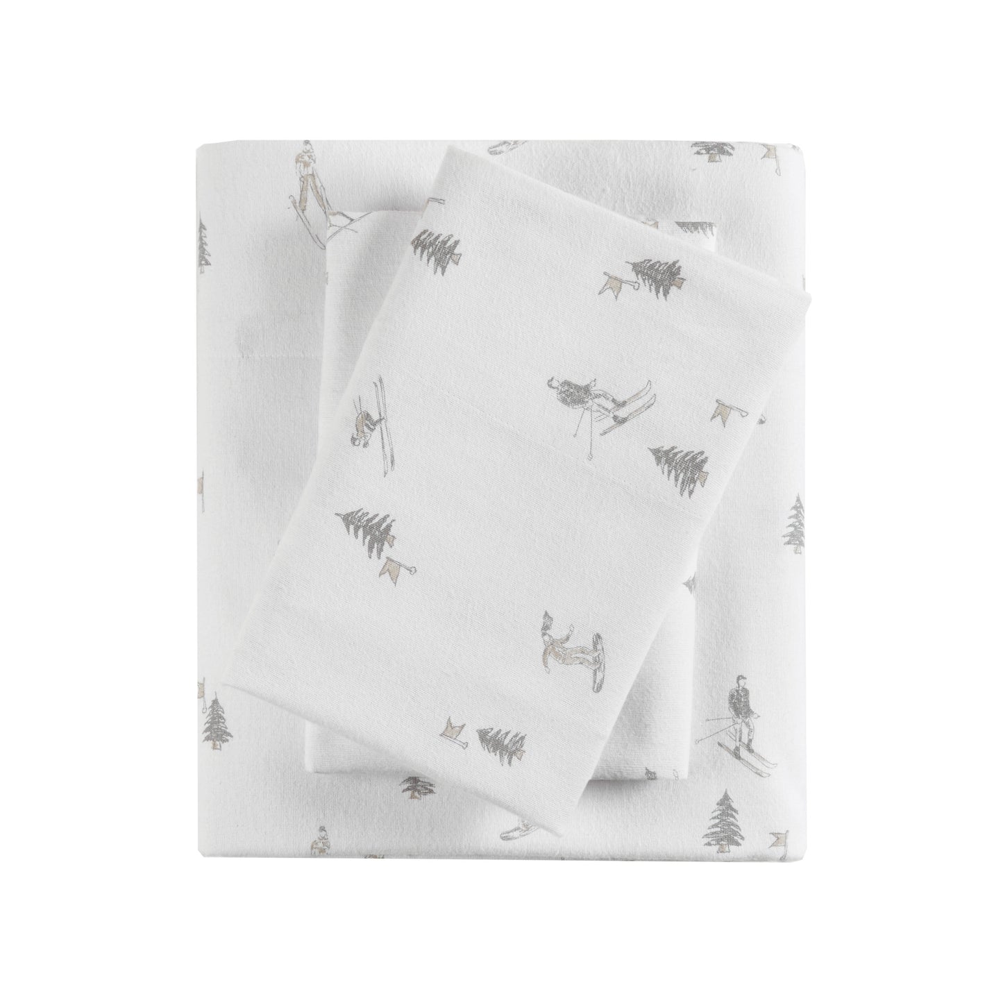 Cozy Cotton Flannel Printed Sheet Set
