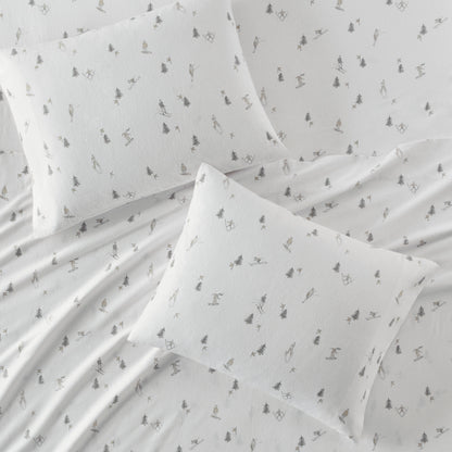 Cozy Cotton Flannel Printed Sheet Set