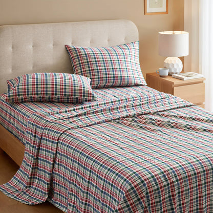 Cozy Cotton Flannel Printed Sheet Set