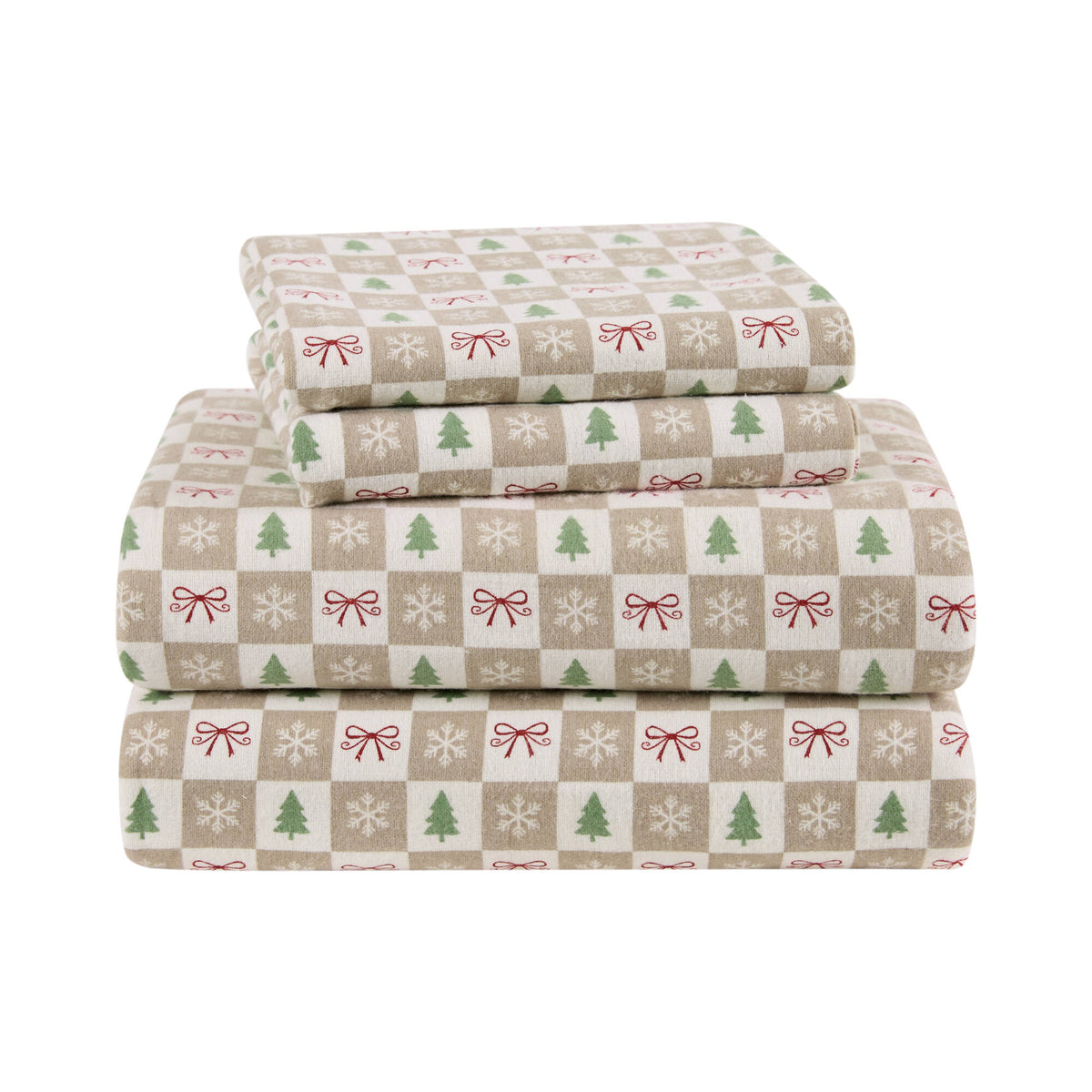 Cozy Cotton Flannel Printed Sheet Set