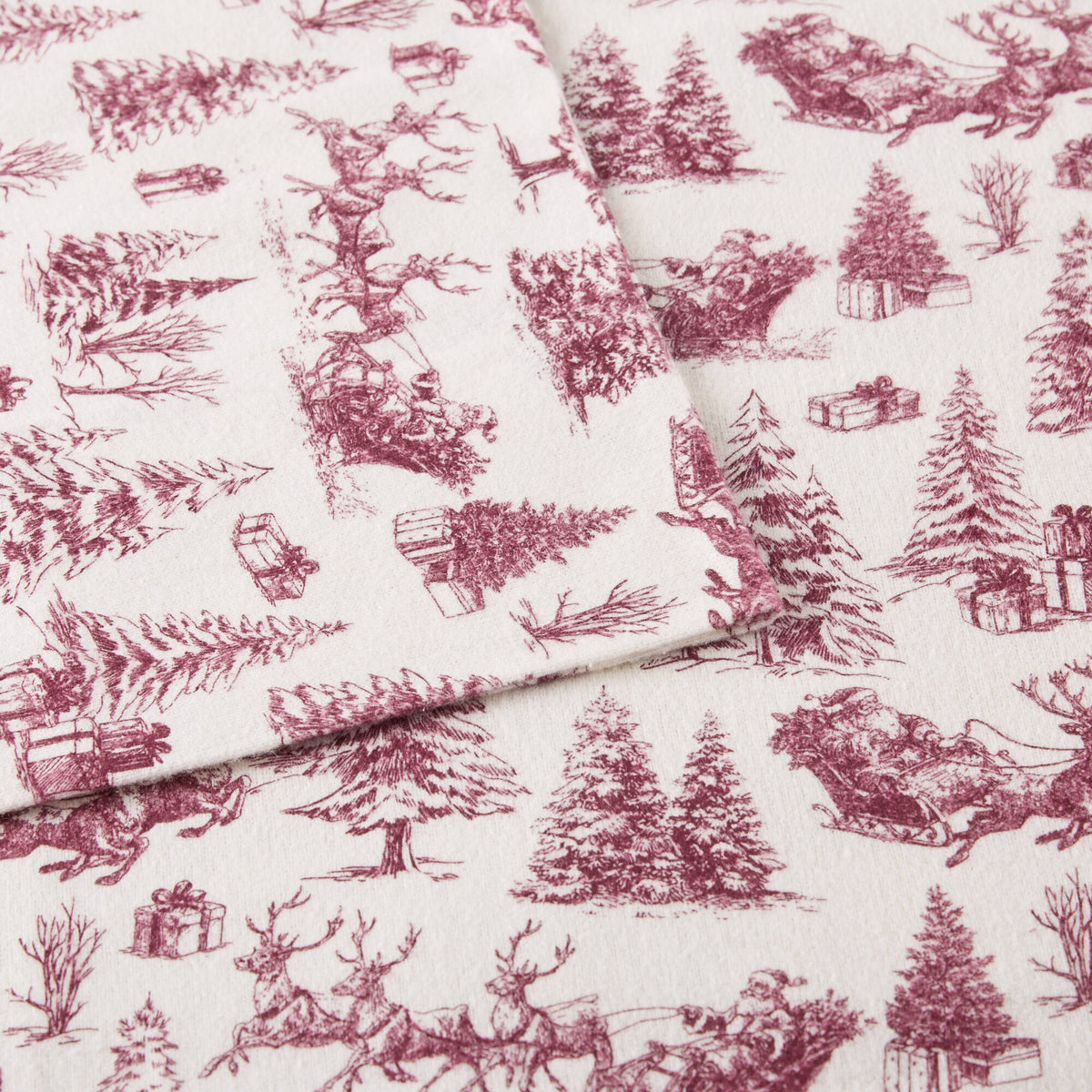 Cozy Cotton Flannel Printed Sheet Set