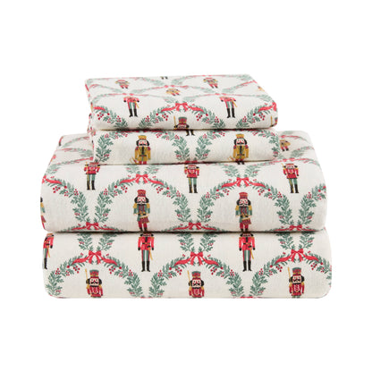 Cozy Cotton Flannel Printed Sheet Set