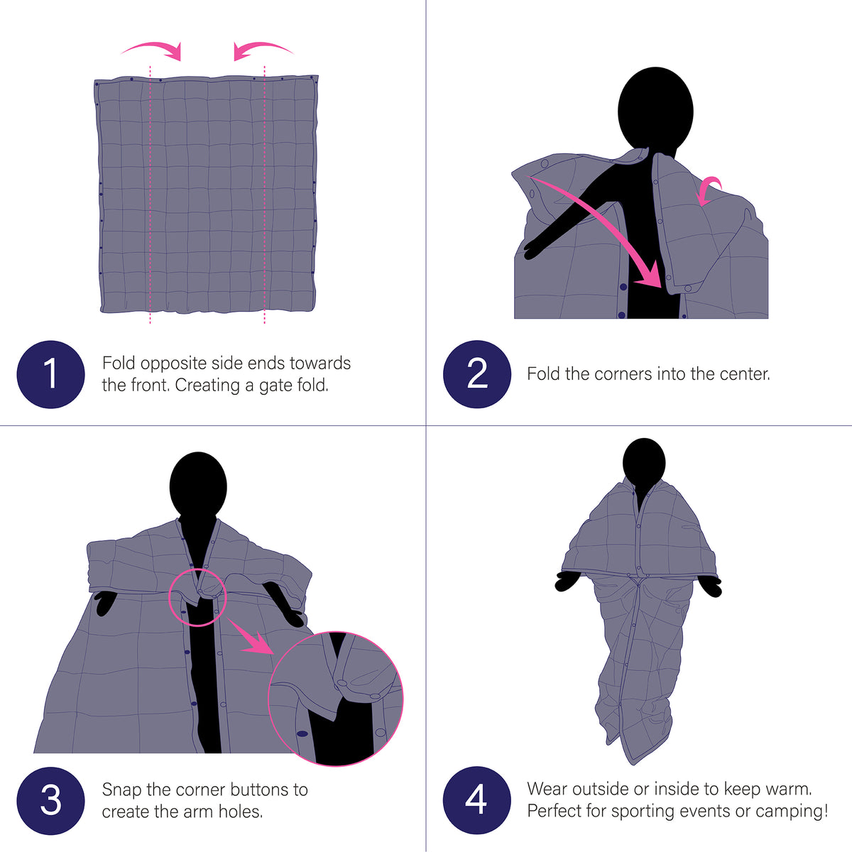 Hadly Wearable Multipurpose Throw