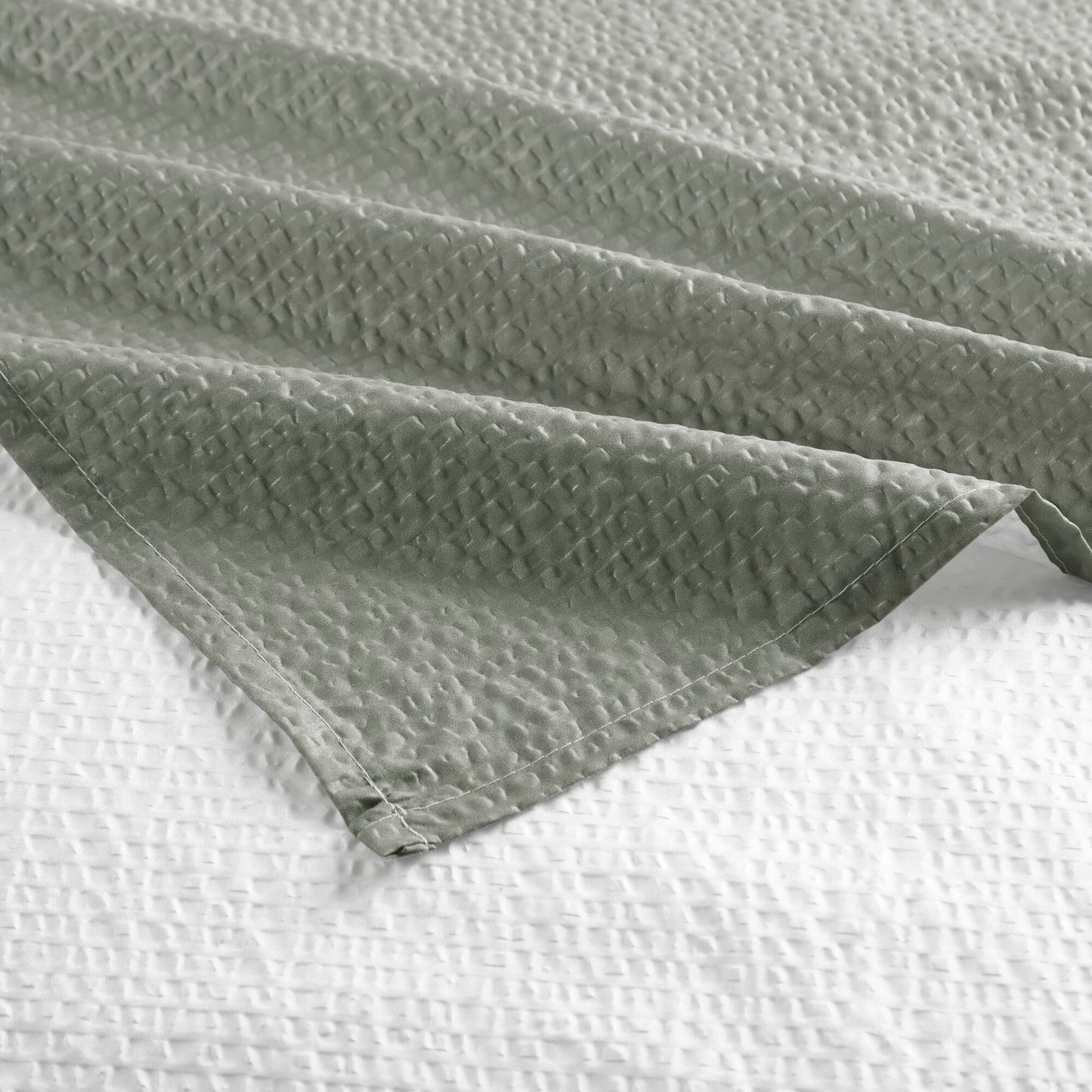 Madison Park Ombre Printed Seersucker Shower Curtain