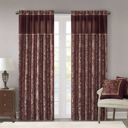 Madison Park Jacquard Curtain Panel Pair