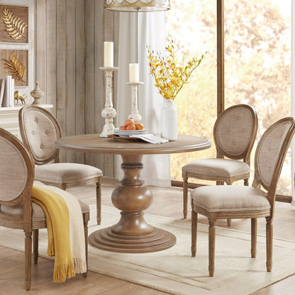 Madison Park 46" Round Pedestal Dining Table