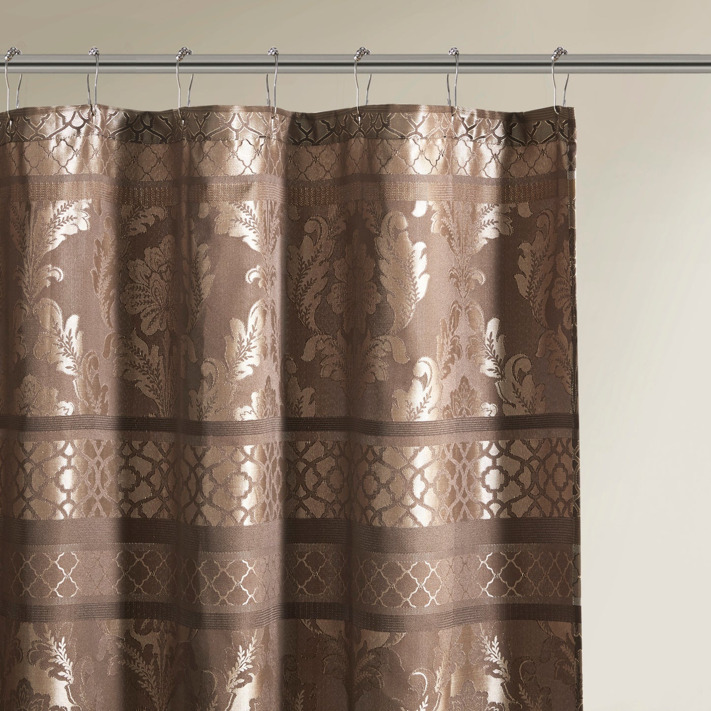 Madison Park Jacquard Shower Curtain