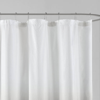 Madison Park Ombre Printed Seersucker Shower Curtain