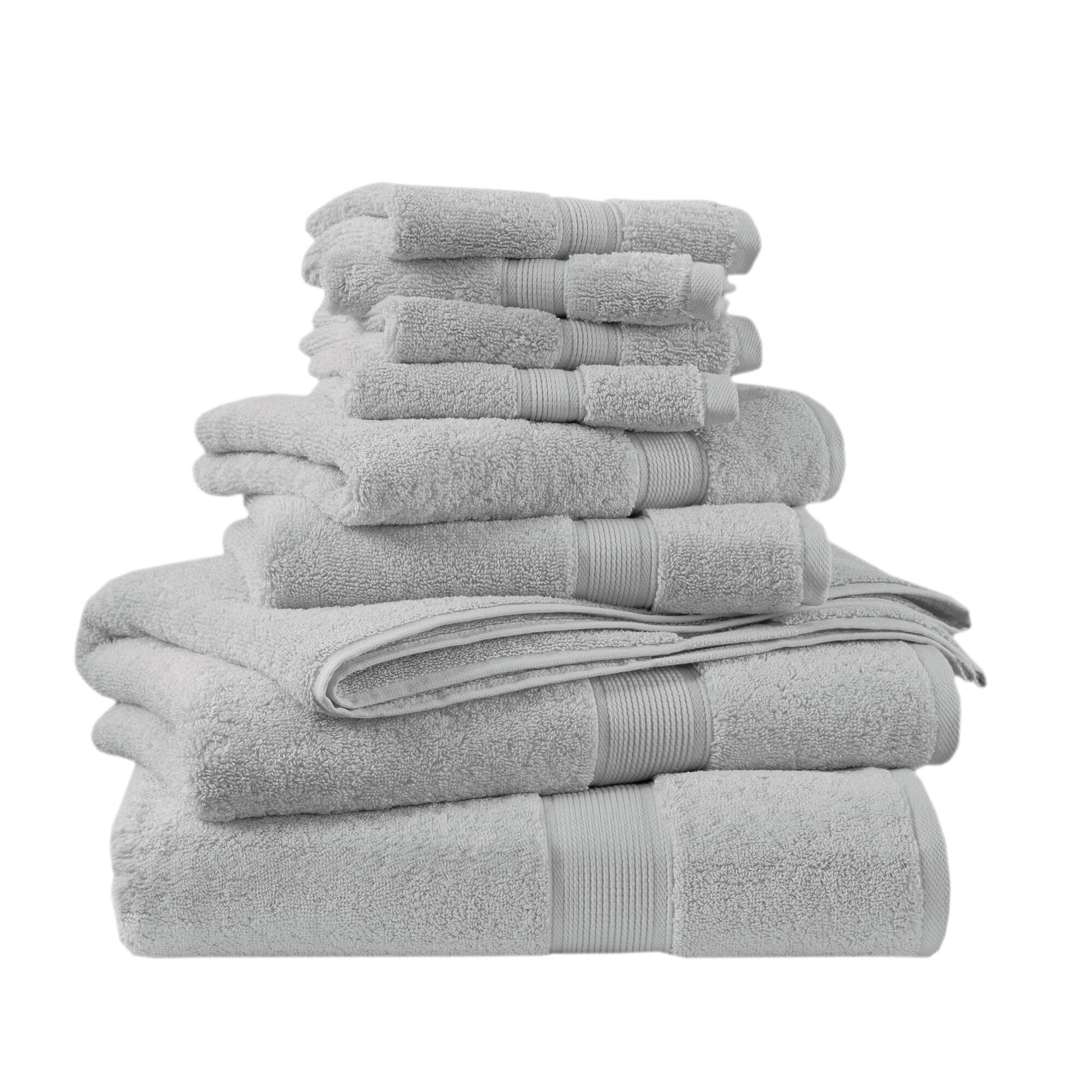 Madison Park Signature 800GSM Ultra-Soft 100% Cotton Absorbent Towel Set