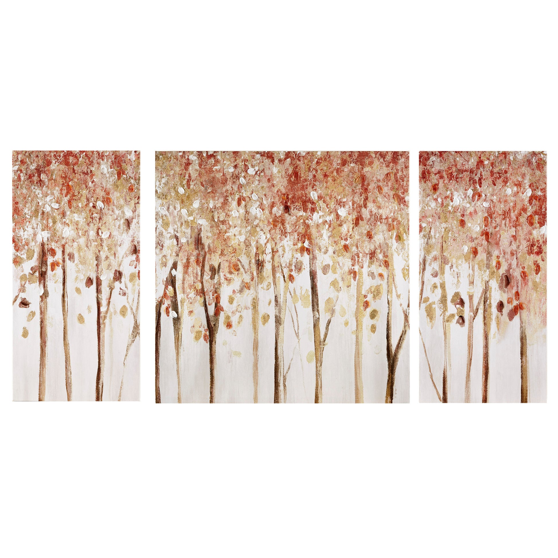 Madison Park Triptych 3-piece Textured Canvas Wall Art Set