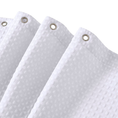 Madison Park Waffle Shower Curtain