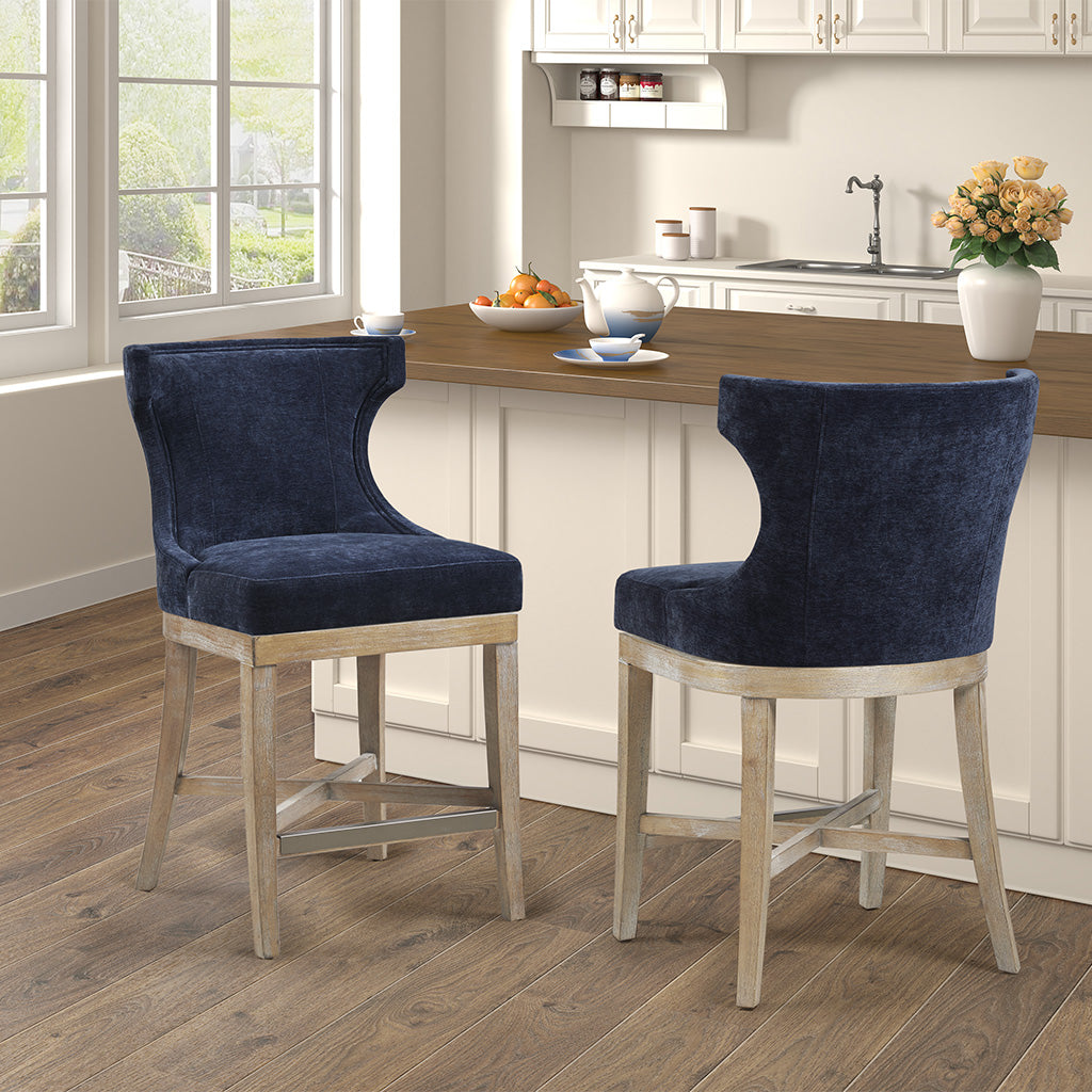 Madison Park Counter Stool with Swivel Seat