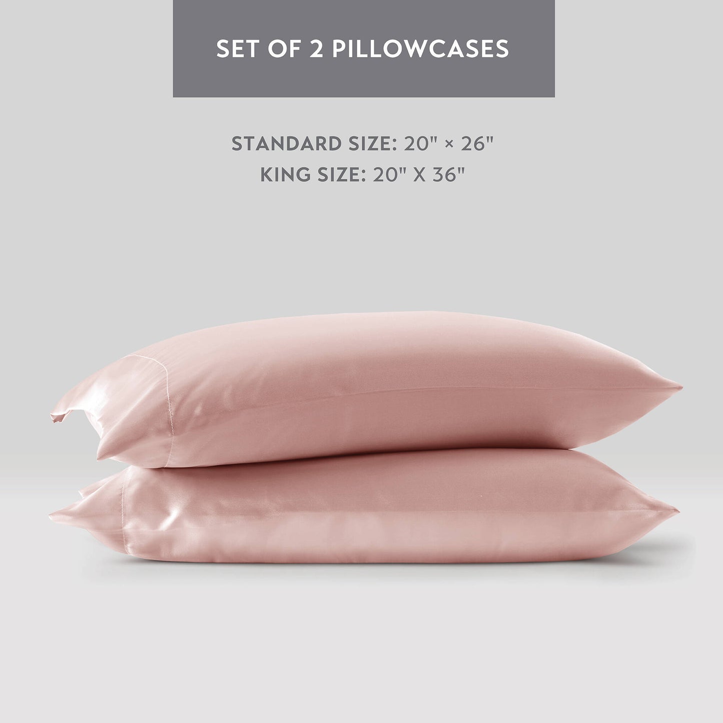 Madison Park Essentials Luxury 2 PC Pillowcases