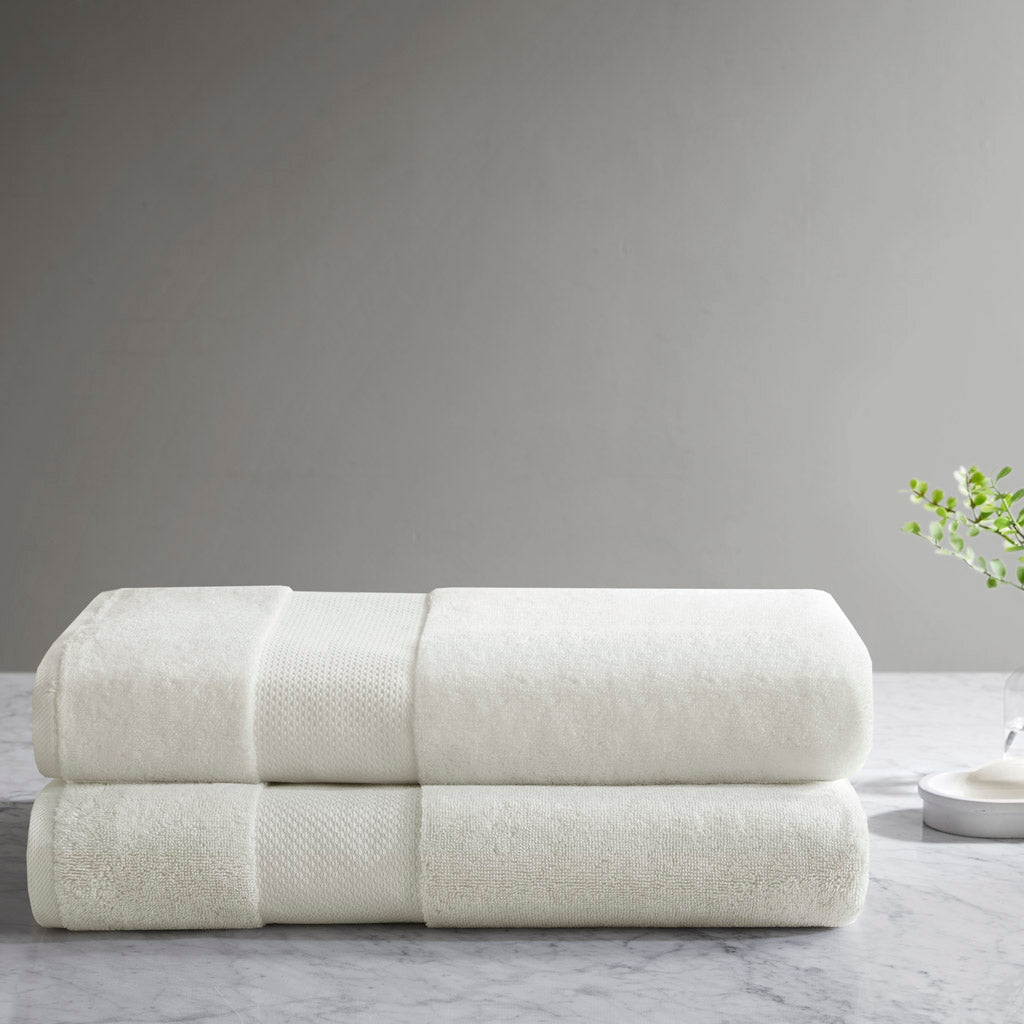 Madison Park Signature 100% Cotton Bath Sheet 2 Piece Set