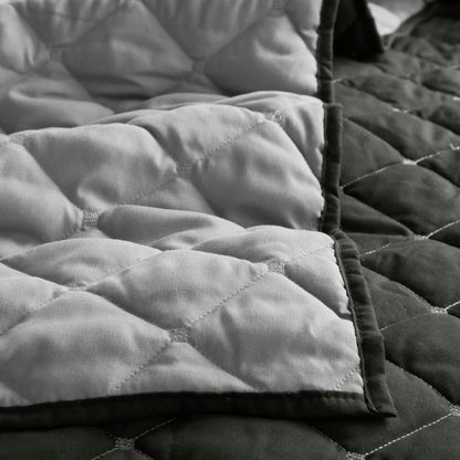 Madison Park 7 Piece Stripe Comforter and Quilt Set