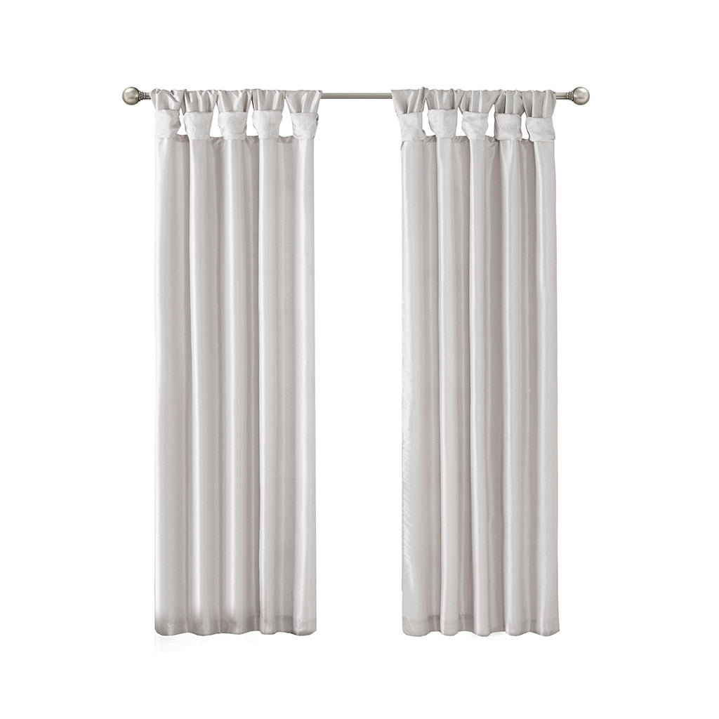 Madison Park Twist Tab Lined Window Curtain Panel