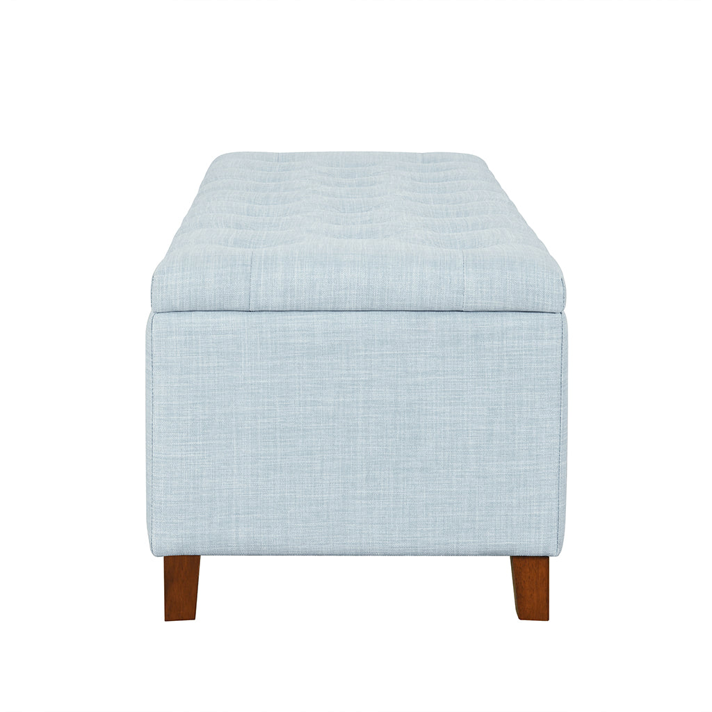 Madison Park Tufted Top Upholstered Storage Bench