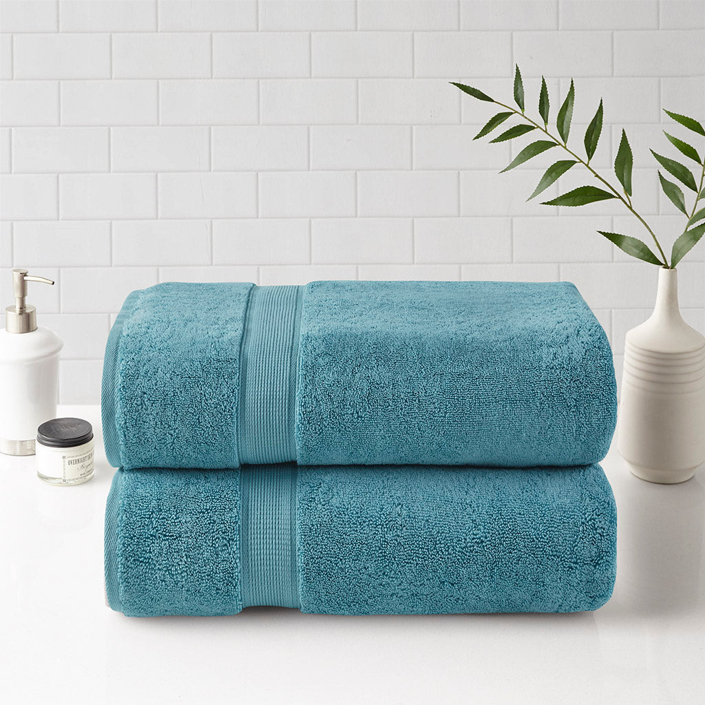 Madison Park Signature 800GSM Ultra-Soft 100% Cotton Absorbent Towel Set