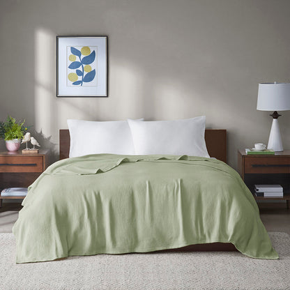 🎁 Freshspun Basketweave Cotton Blanket (100% off)