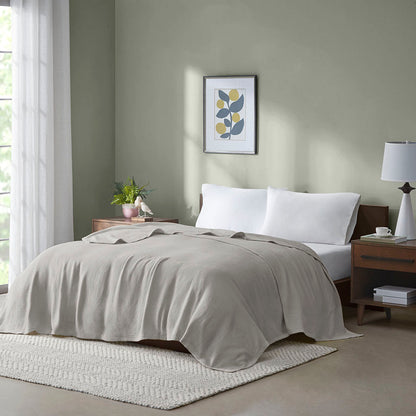 🎁 Freshspun Basketweave Cotton Blanket (100% off)