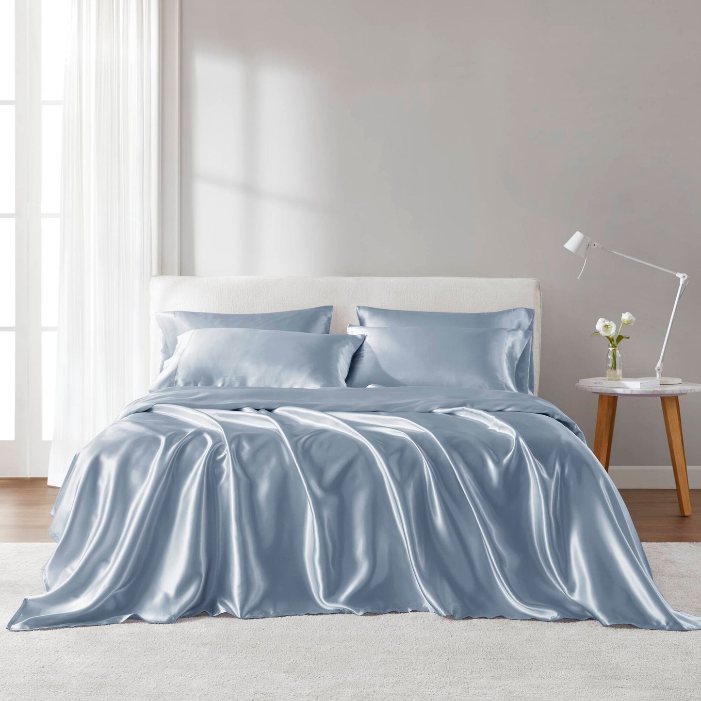 🎁 Satin Luxury Sheet Set (100% off)