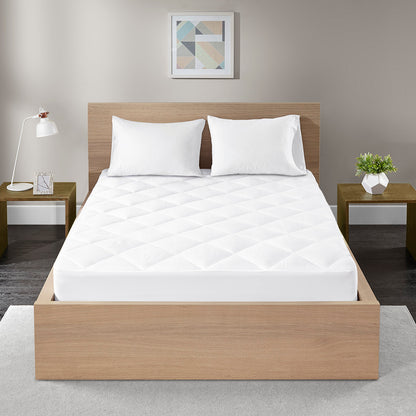 Madison Park 300 Thread Count Cotton Sateen Waterproof Mattress Pad