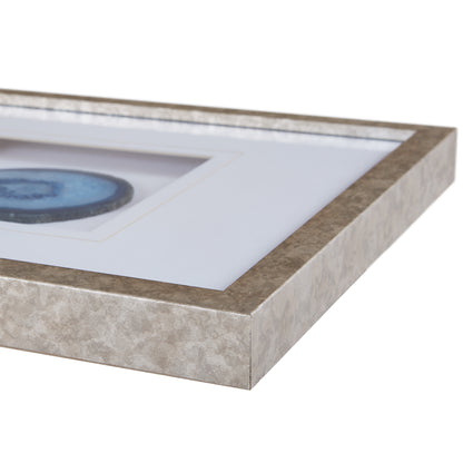 Madison Park Real Stone Framed Glass and Double Matted Wall Art