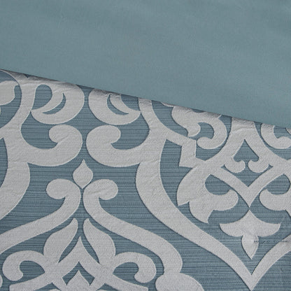 Madison Park 8 Piece Jacquard Comforter Set