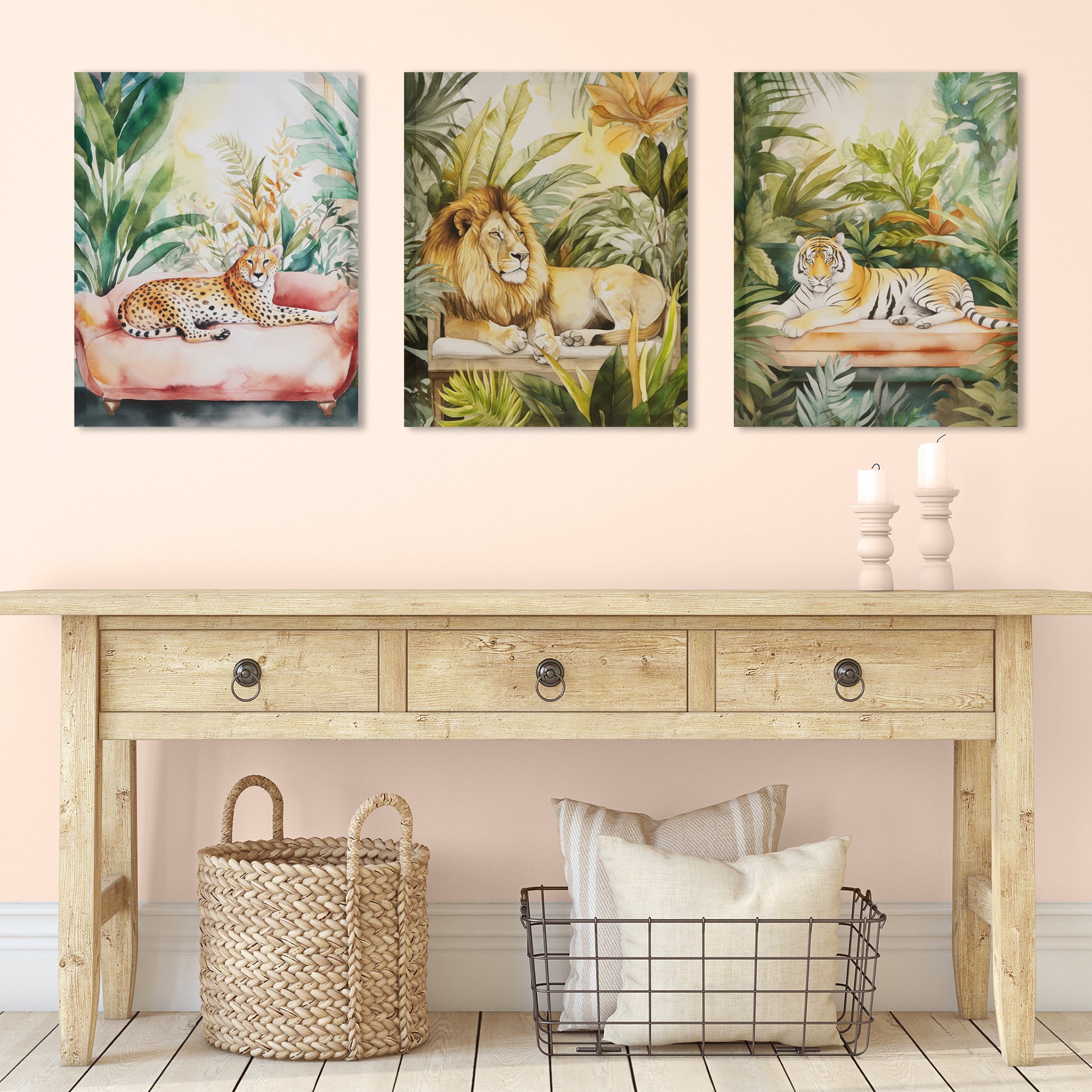 Madison Park Jungle Tiger Canvas Wall Art