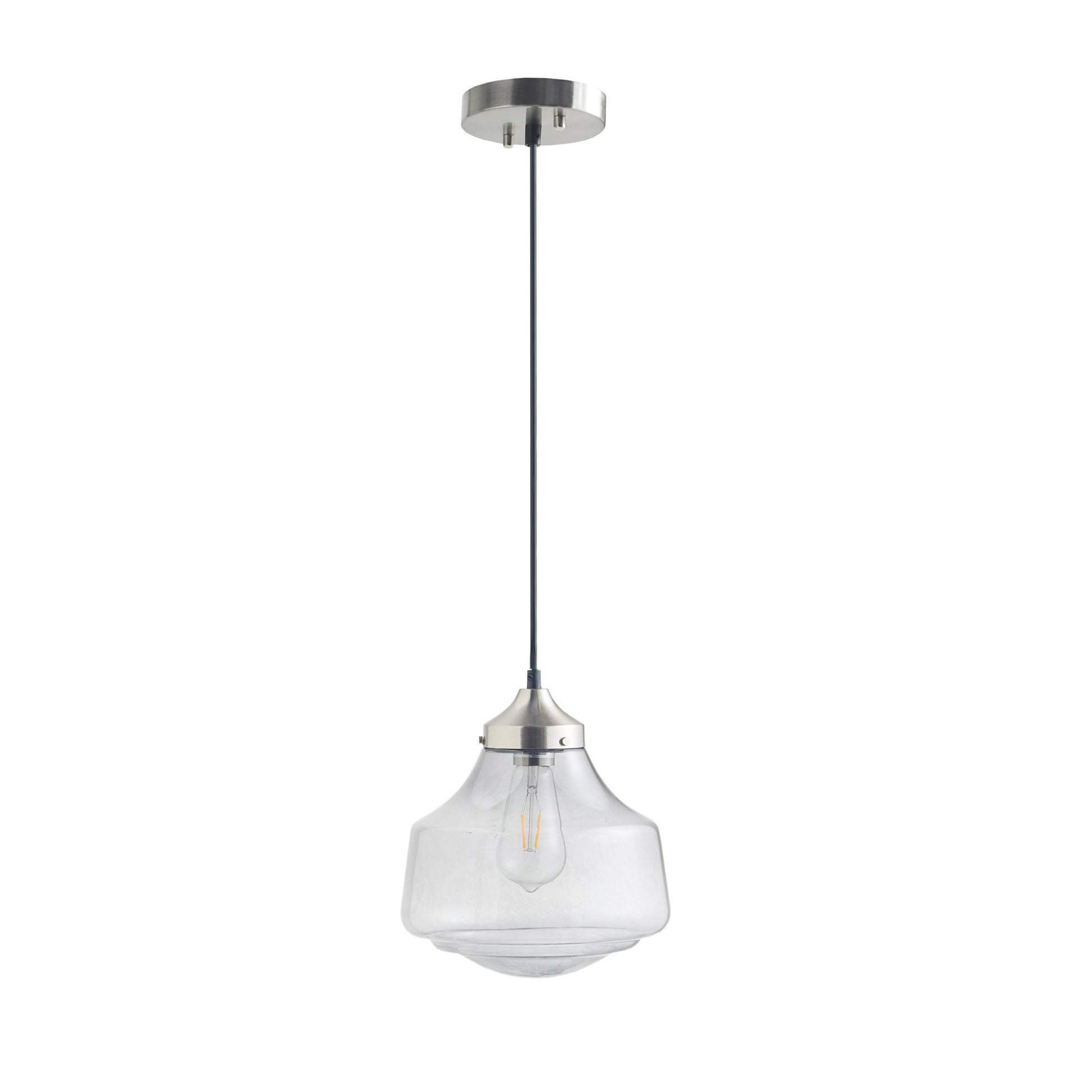 Hampton Hill Bell-Shaped Glass Pendant