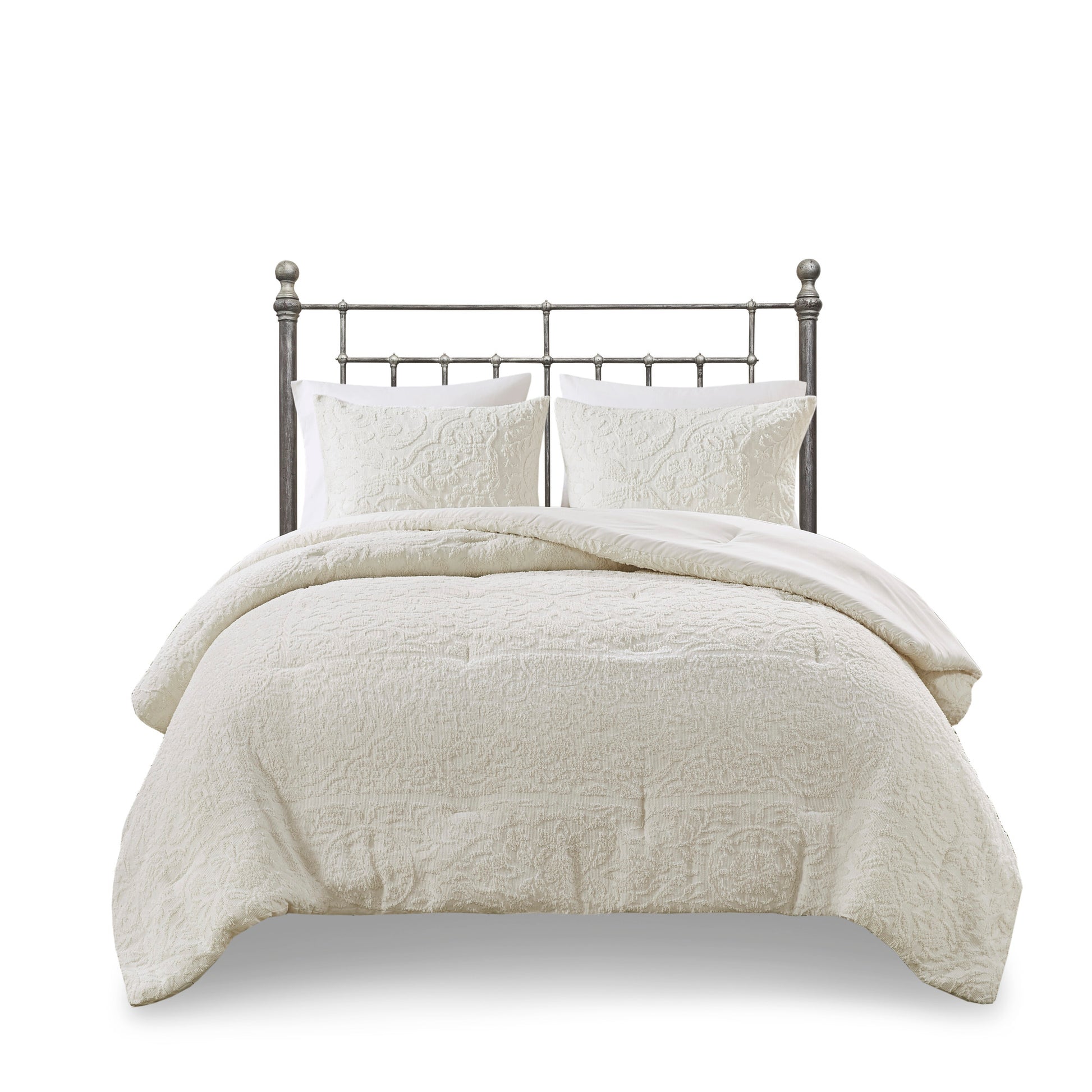 Madison Park 3 Piece Tufted Woven Comforter Set