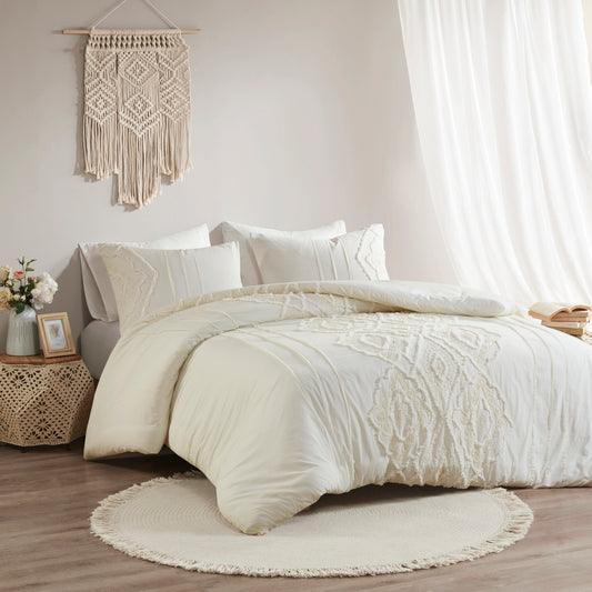 Madison Park 3 Piece Cotton Comforter Set