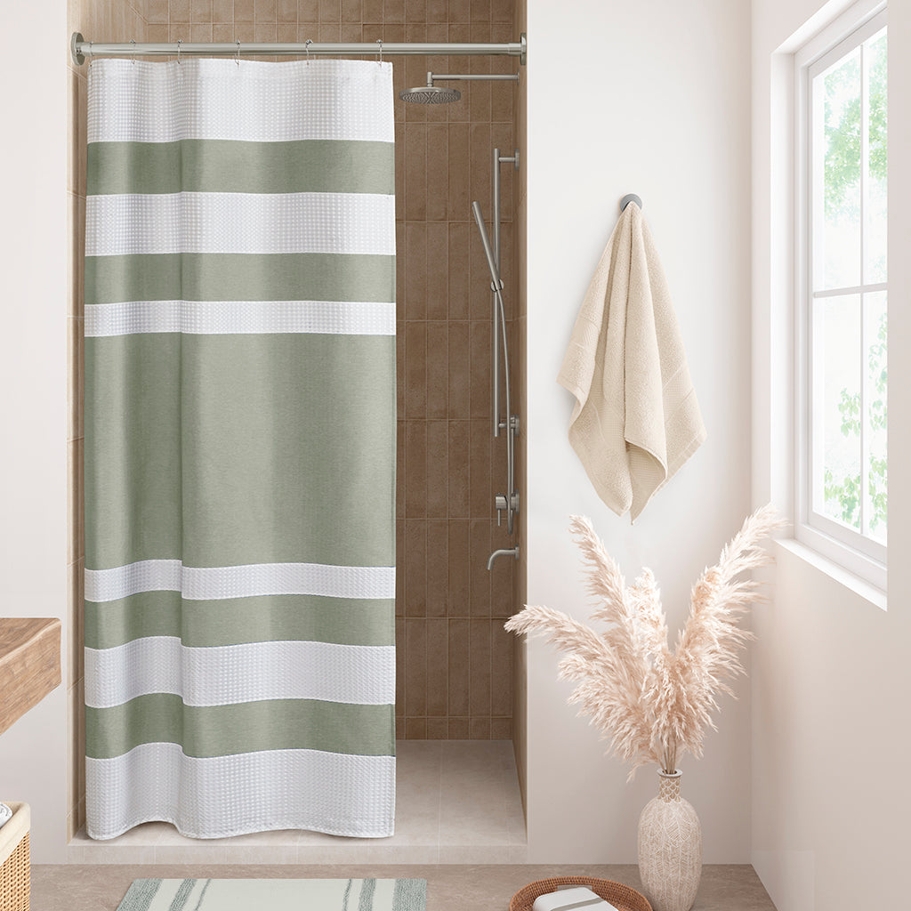 Madison Park Shower Curtain with 3M Treatment