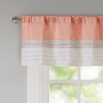 Madison Park Polyoni Pintuck Valance