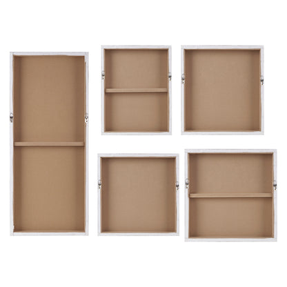 Madison Park Hand Embellished Abstract 5-piece Gallery Canvas Wall Art Set