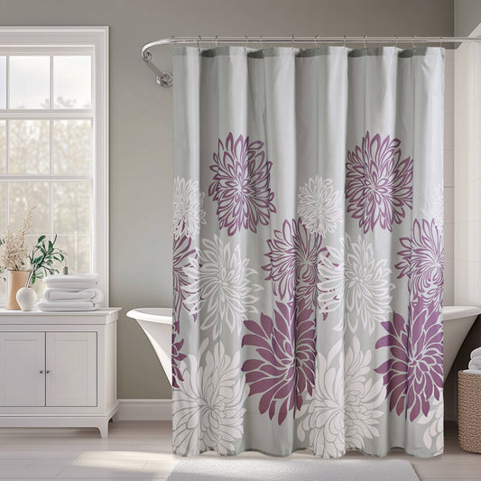 Madison Park Essentials Printed Floral Shower Curtain
