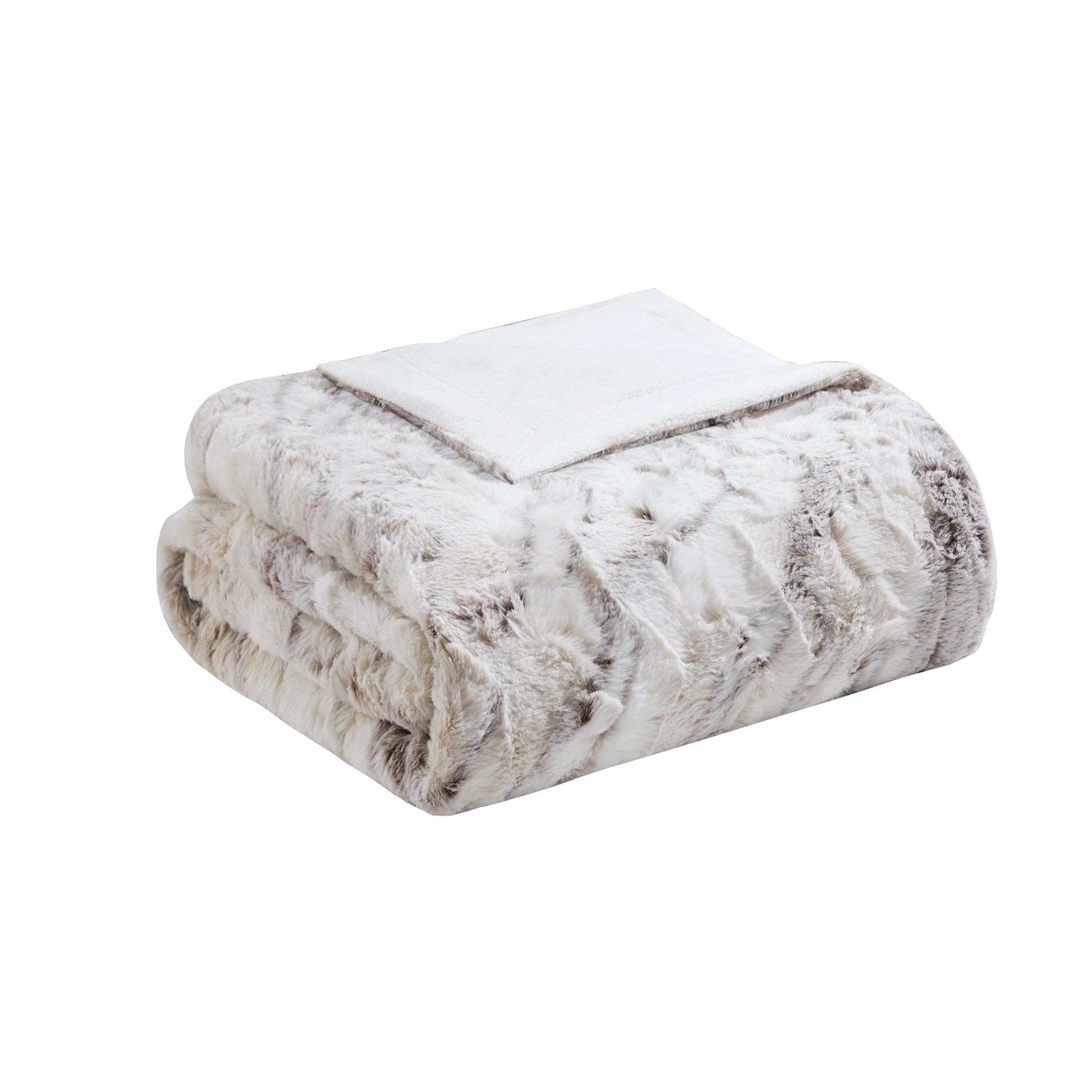 Madison Park Oversized Faux Fur Throw