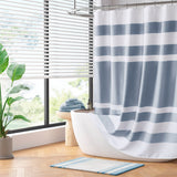 Spa Waffle Shower Curtain with 3M Treatment