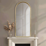 Mia Gold Metal Arch Wall Mirror