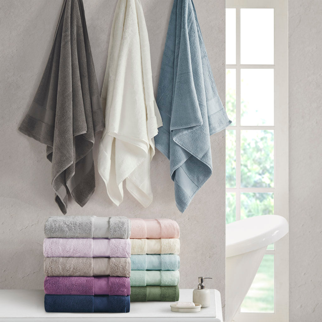 Madison Park Signature Cotton 6 Piece Bath Towel Set