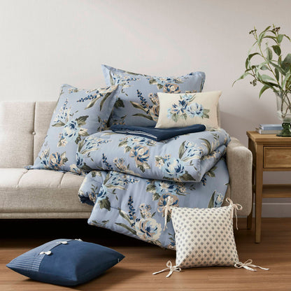 Madison Park 7 Piece Vintage Floral Comforter Set