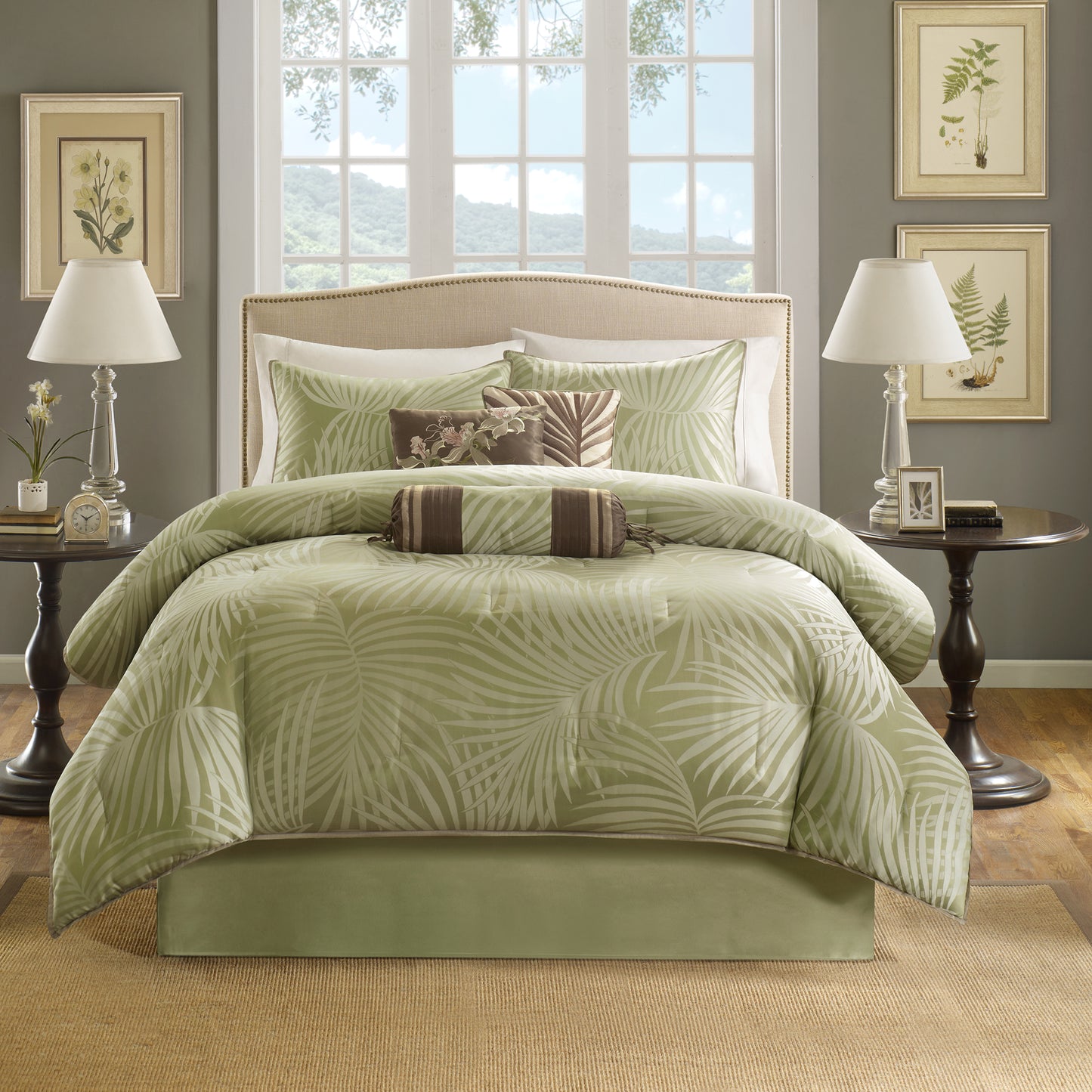 Madison Park 7 Piece Jaquard Comforter Set