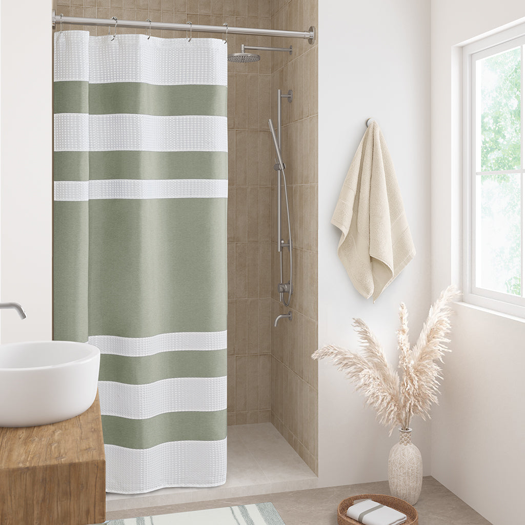 Madison Park Shower Curtain with 3M Treatment