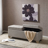 Ashcroft Dual Compartment Flip-Top Storage Bench