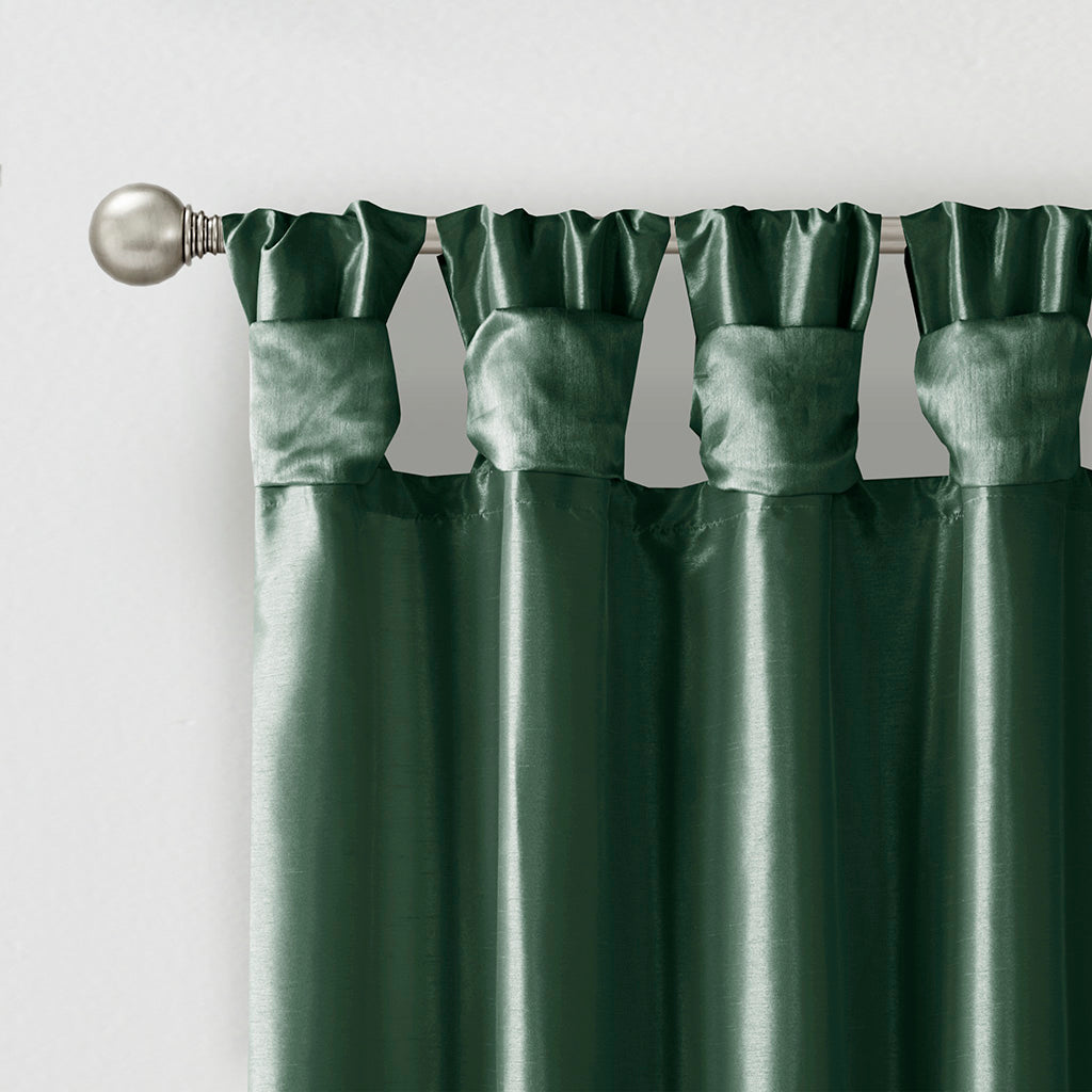 Madison Park Twist Tab Lined Window Curtain Panel