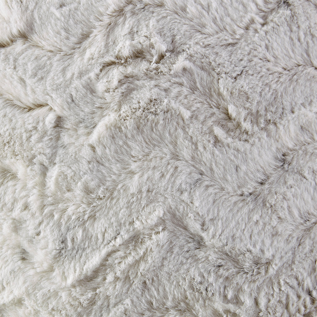 Madison Park Faux Fur Square Pillow