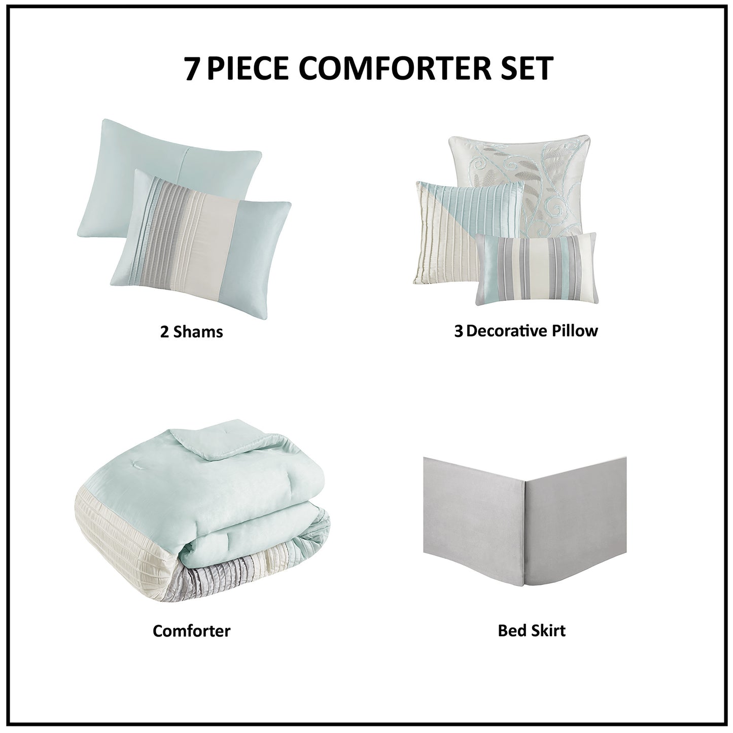 Madison Park 7 Piece Comforter Set