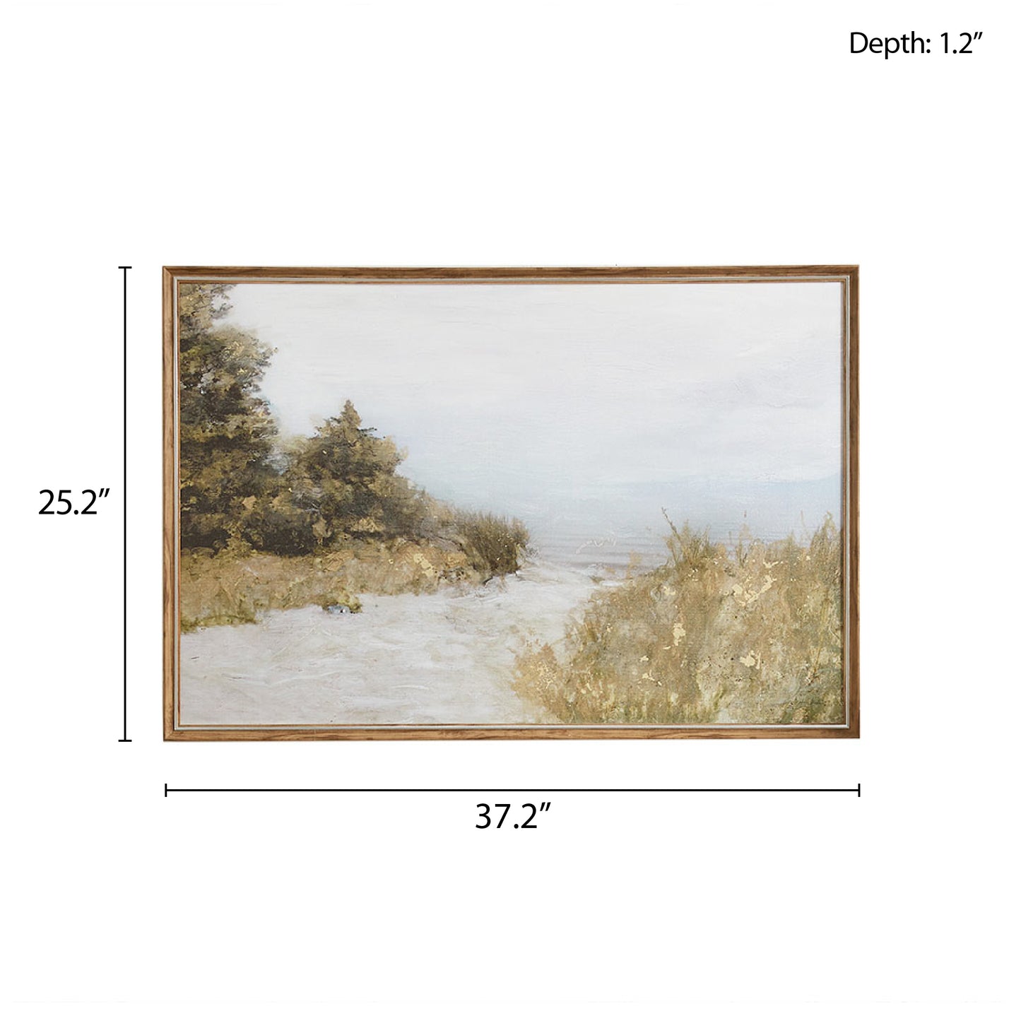 Madison Park Abstract Landscape Framed Canvas Wall Art