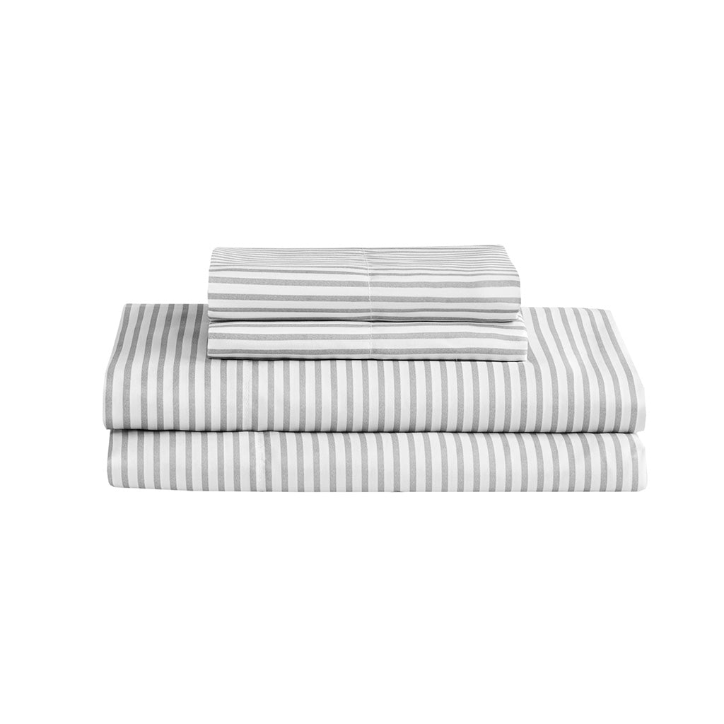 Madison Park Essentials Stripe Comforter Set with Bed Sheets