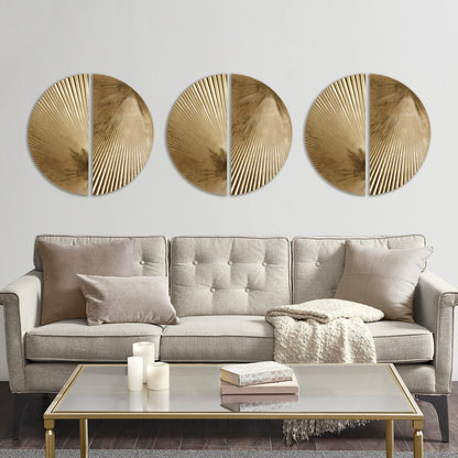 Madison Park Half-moon 2-piece Metal Wall Decor Set